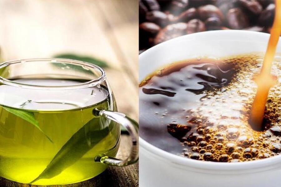 چای سبز، چای سفید و قهوه