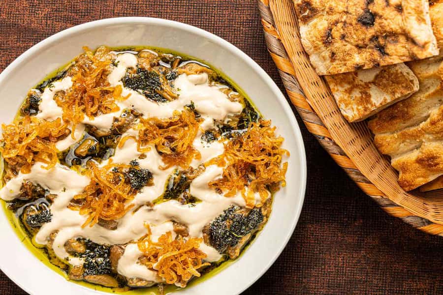 کشک بادمجان غذای ساده و سنتی