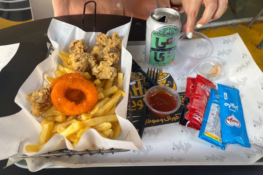 خوراک و سوخاری فقط کیلویی