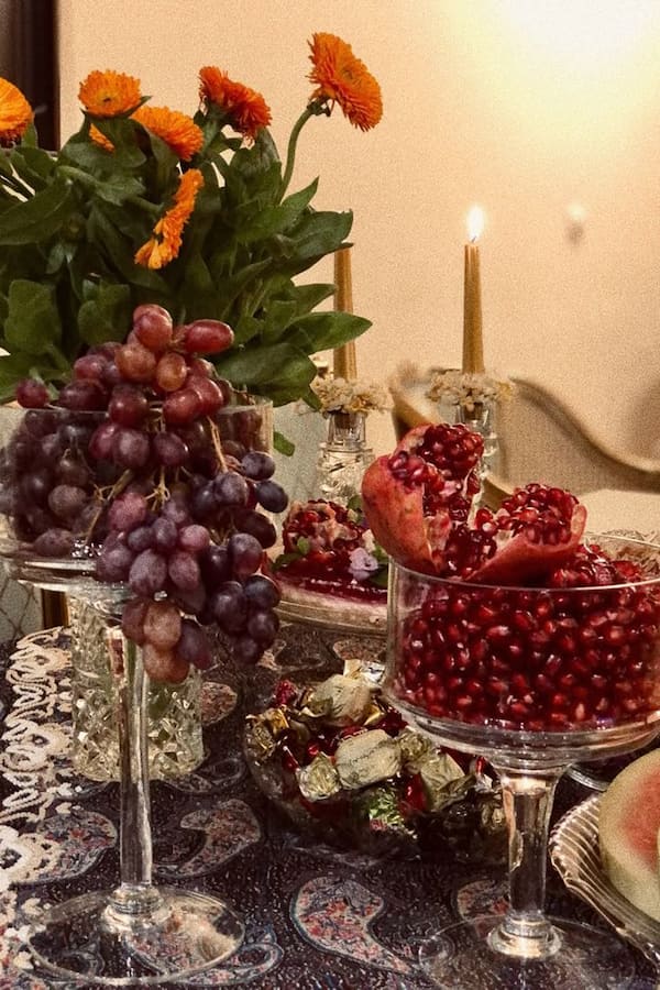 میوه ارایی برای سفره شب یلدا
