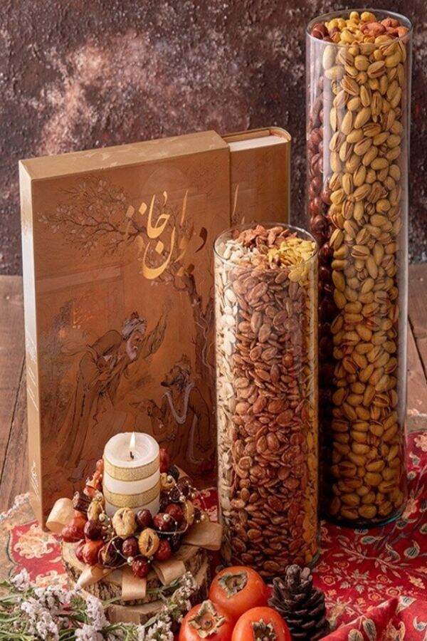 تزیین اجیل سفره شب یلدا