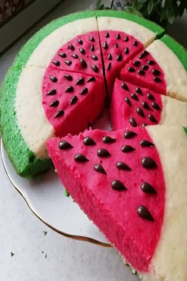 کیک یلدا ساده