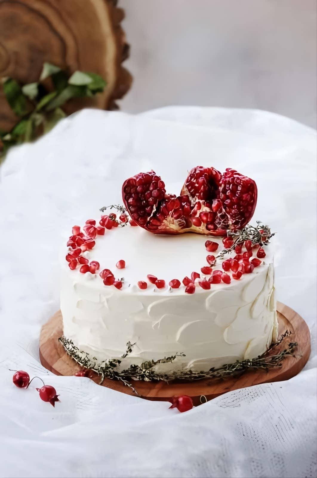 کیک شب یلدا ساده