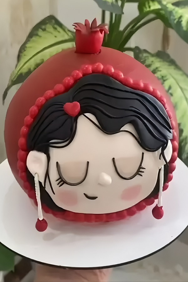 کیک یلدا برای مدرسه