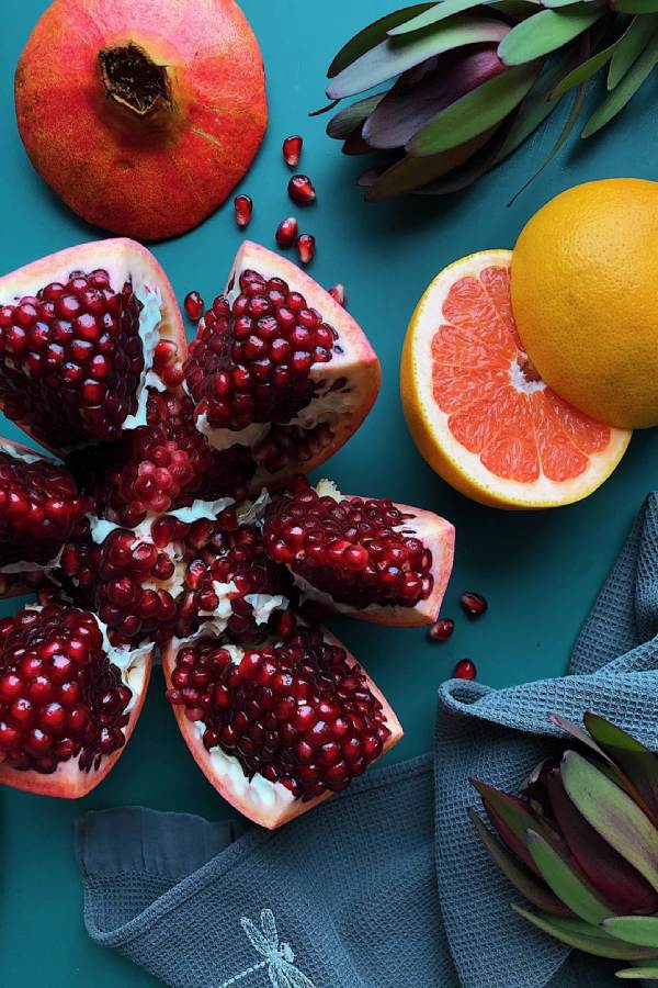 تزیین انار برای یلدا