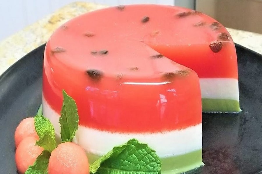 طرز تهیه انواع ژله لیوانی