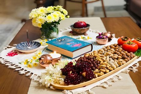 تزیین آجیل شب یلدا