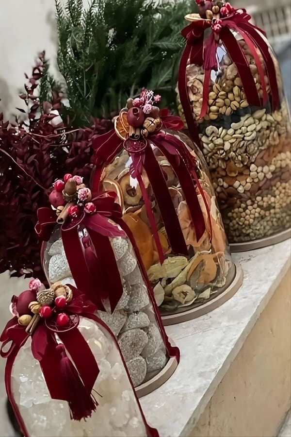 تزیین آجیل شب یلدا عروس