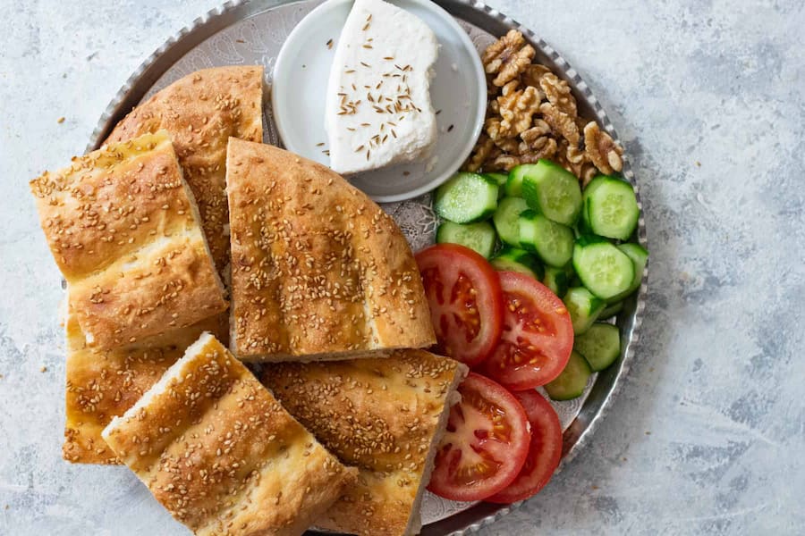 پخت نان بربری