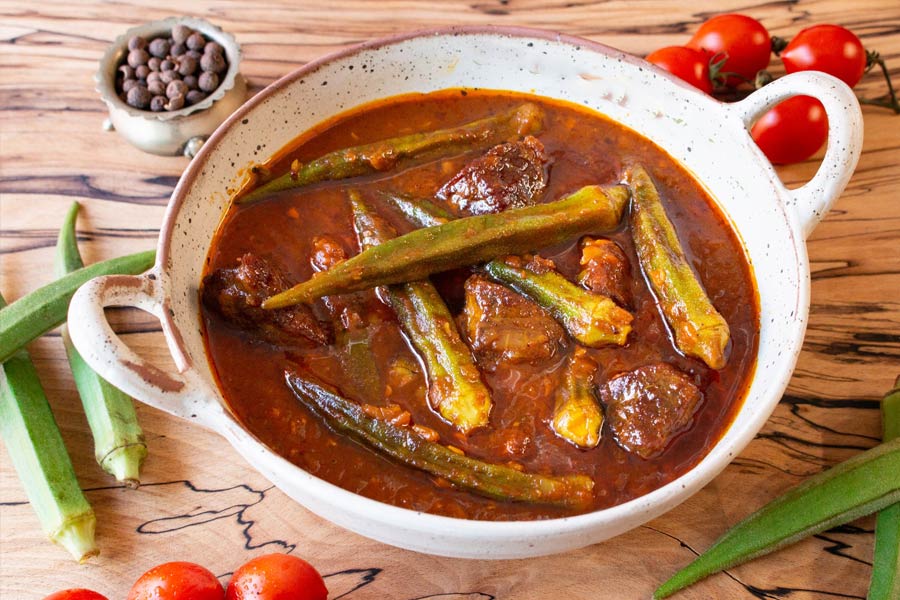 خورشت بامیه؛ ترکیبی خوشمزه و مقوی