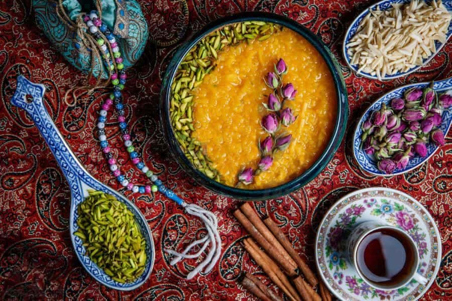 تزئین دسرهای رمضان