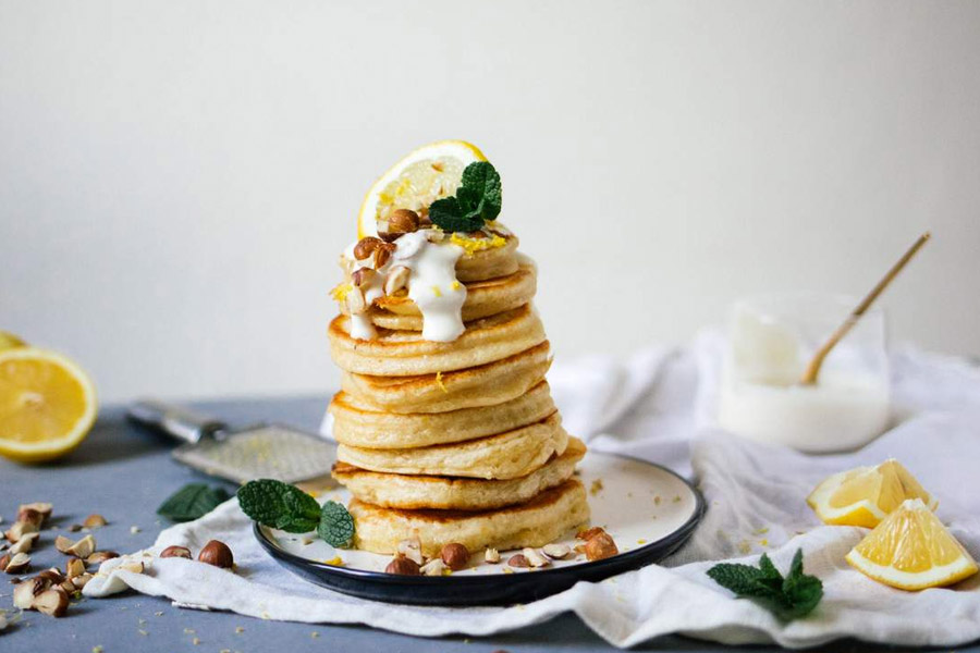 طرز تهیه پنکیک با ماست