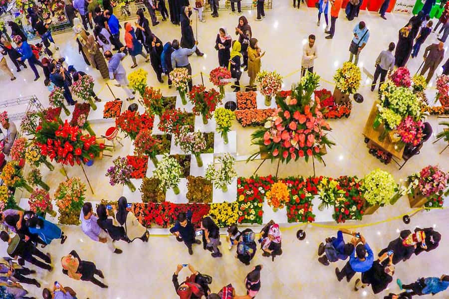 خرید گل و گیاه از نمایشگاه گل تهران