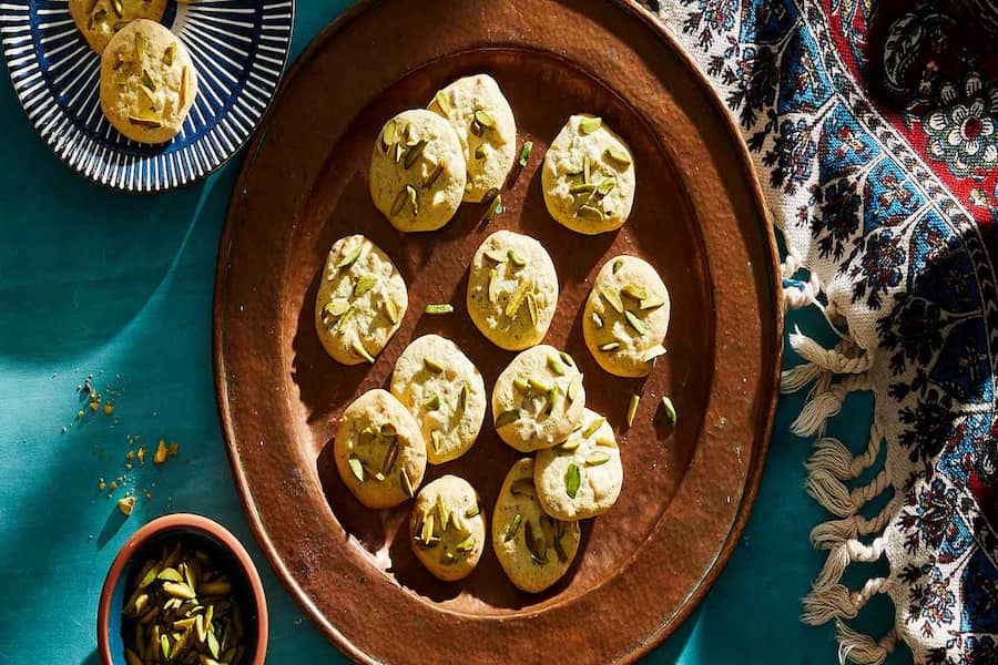 شیرینی پفکی گردویی خانگی