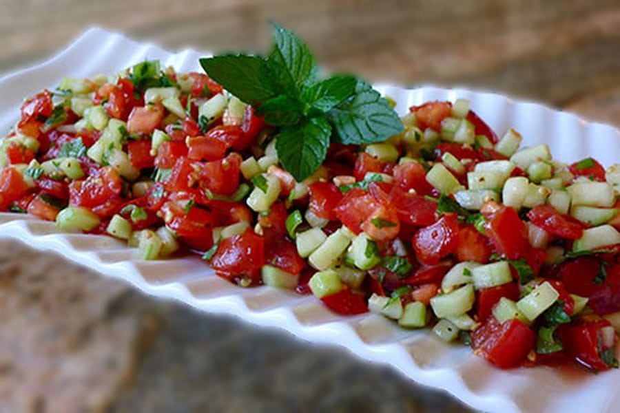 عکس سالاد شیرازی