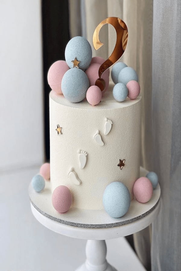 کیک تعیین جنسیت دوقلوها