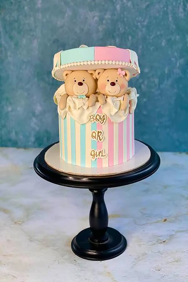 کیک تعیین جنسیت جدید