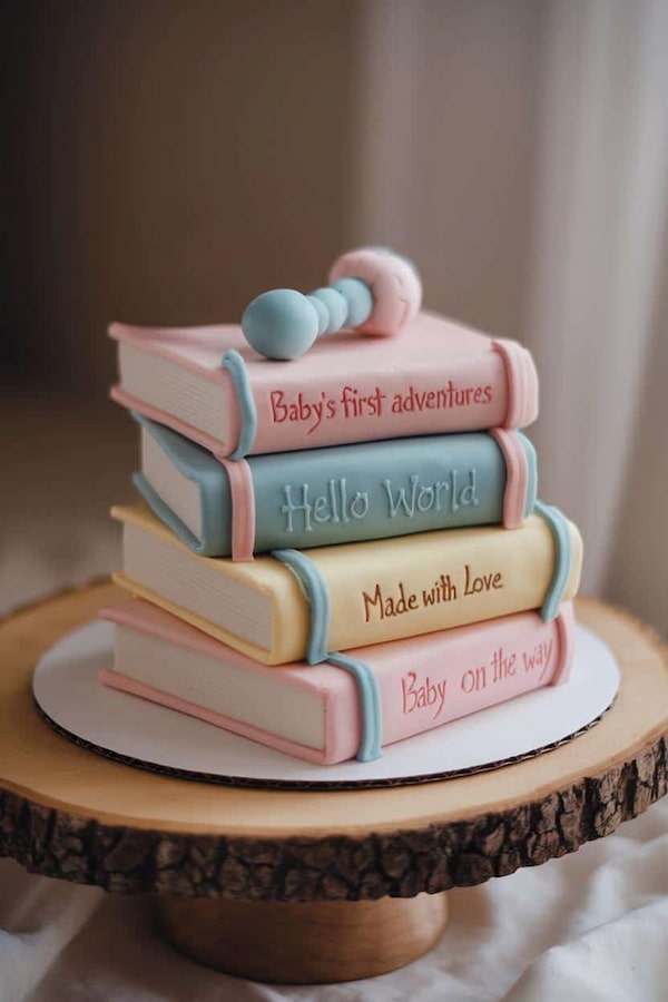 کیک جشن تعیین جنسیت لاکچری و شیک