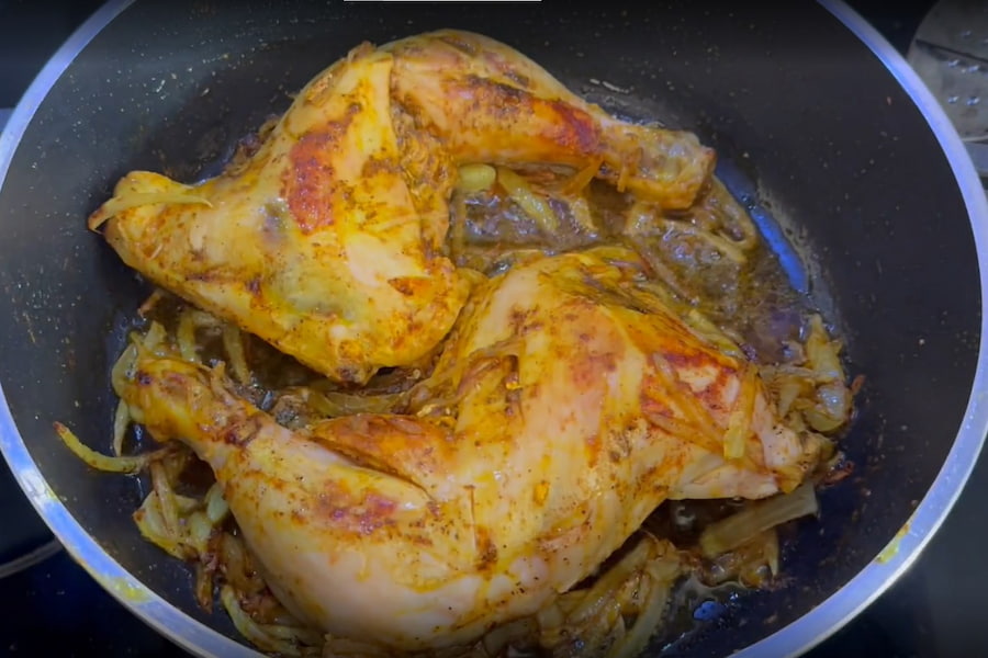 سرخکردن مرغ