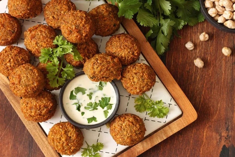 بهترین سبزی برای فلافل