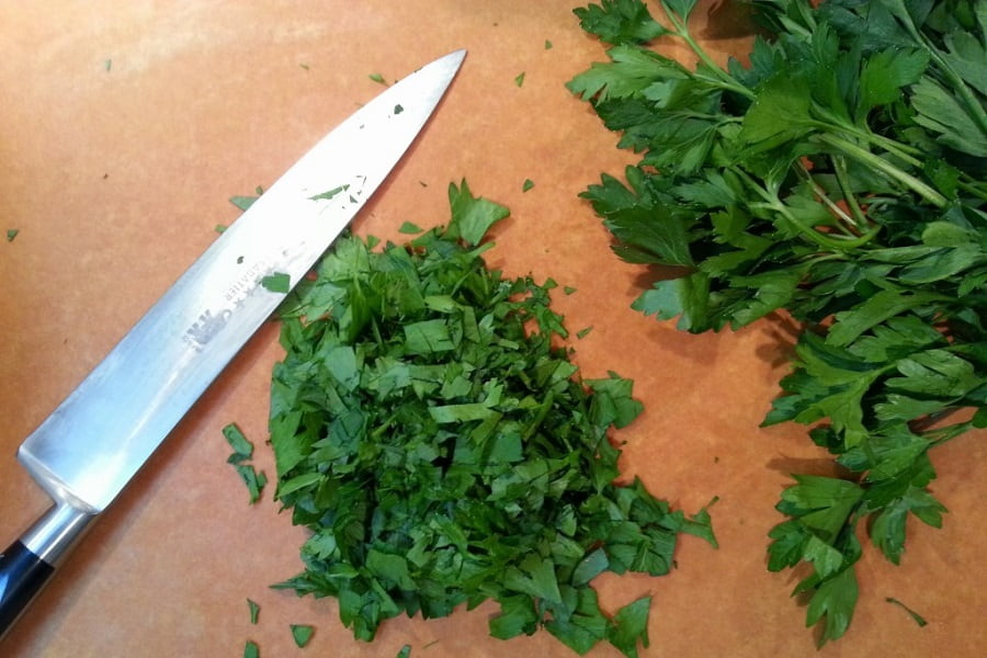 تلخی فلافل با سبزی