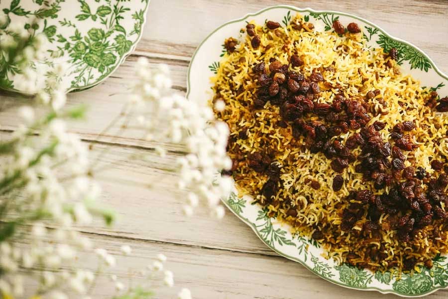 عدس‌پلو غذای سریع گیاهی