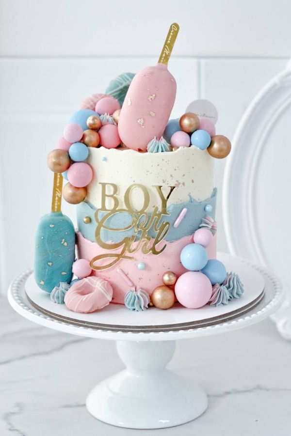 کیک تعیین جنسیت جدید