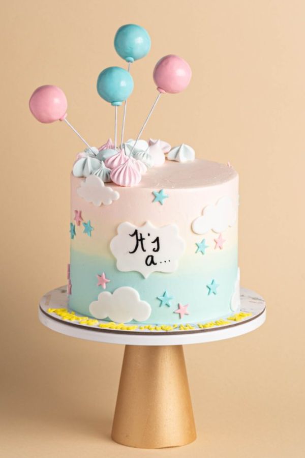 کیک تعیین جنسیت کوچک