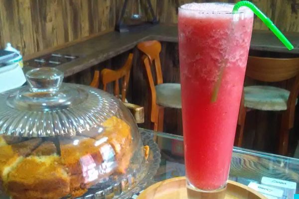 منو قهوه و چای حاج رضا