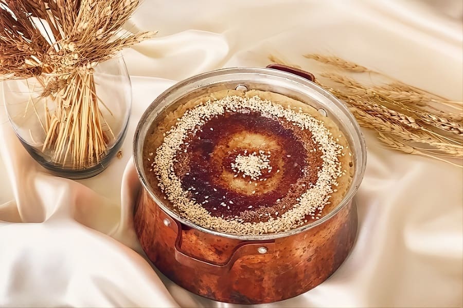 تزیین ظرف حلیم