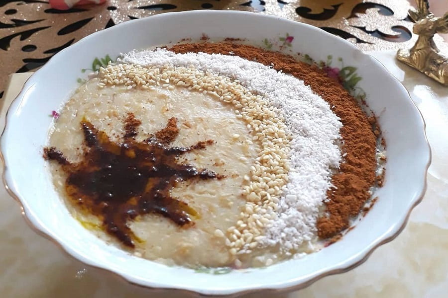 تزیین حلیم گندم