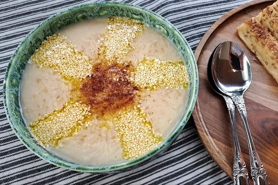 تزیین حلیم گندم