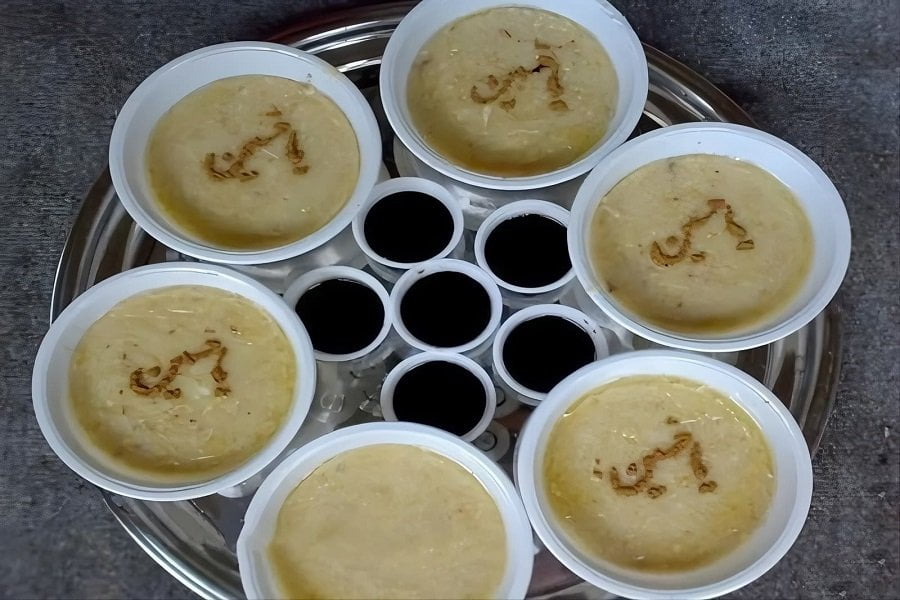 تزیین حلیم نذری