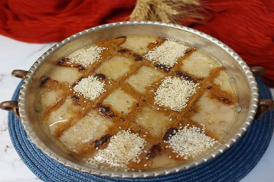 نکات مهم تزیین حلیم با شابلون