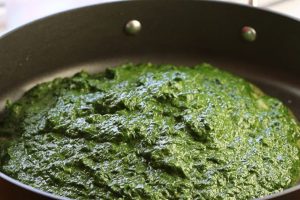 پختن سس اسفناج