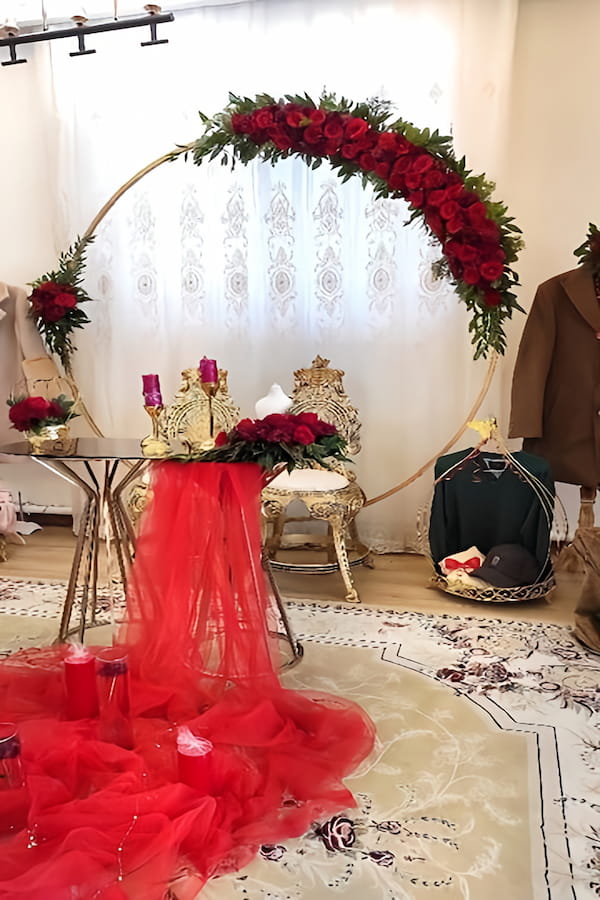 تزیین سفره شب یلدا لاکچری عروس