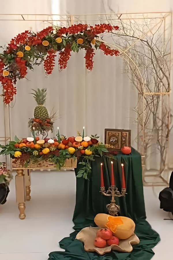 شام شب یلدا عروس