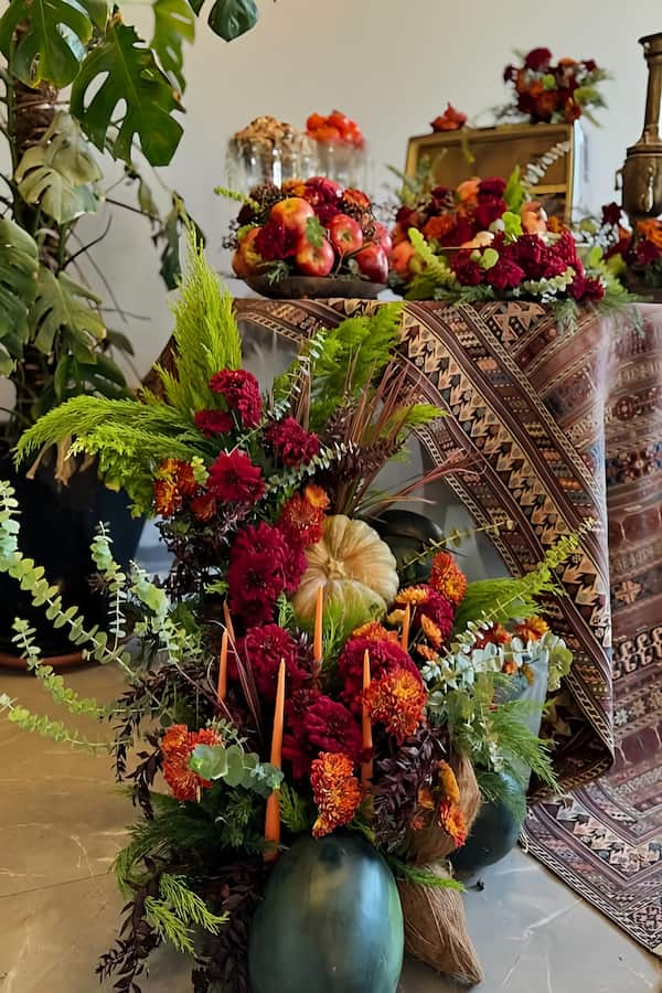 سفره شب یلدا سنتی برای عروس