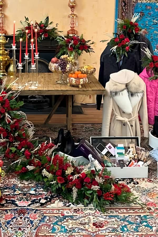 تزیین سفره شب یلدا لاکچری عروس