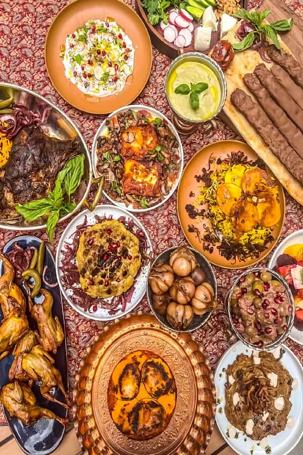 دیزایس شام شب یلدا عروس