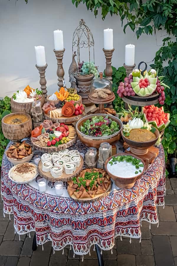 عکس سفره شب یلدا برای عروس
