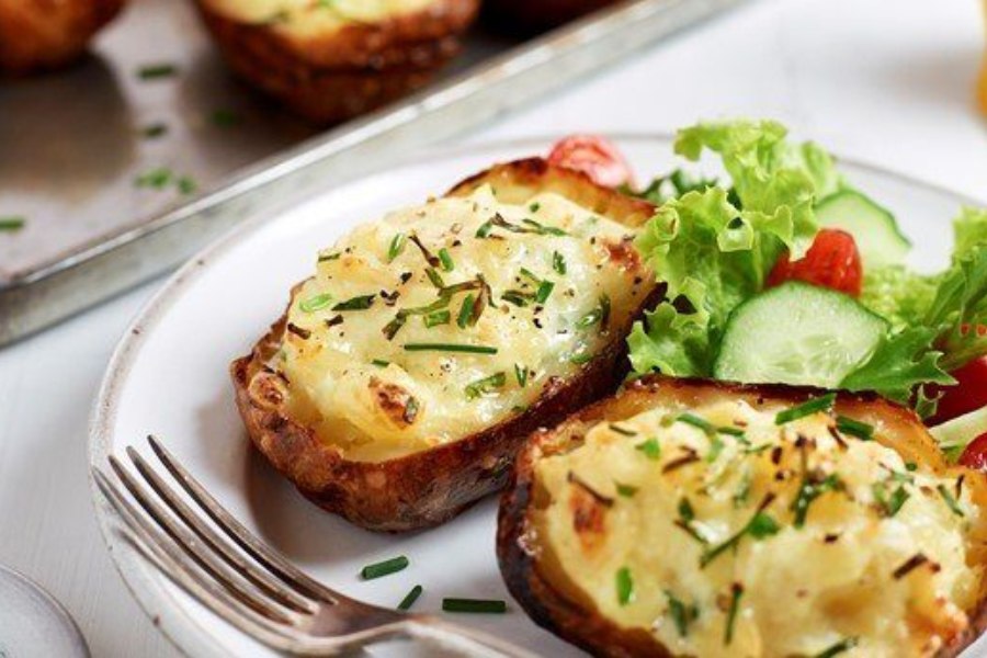 شام رژیمی با سیبزمینی