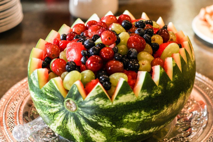 تزیین هندوانه شب یلدا