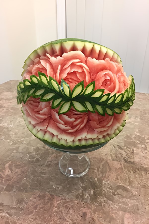 مدل‌های حکاکی روی هندوانه