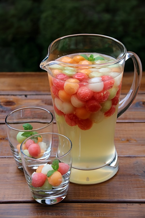 تزیین هندوانه شب یلدا با اسکوپ بستنی