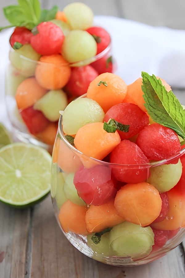 تزیین هندوانه یلدایی با اسکوپ بستنی