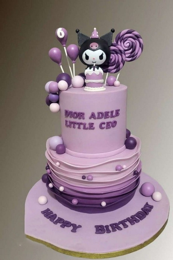 کیک تولد دخترانه فانتزی کرومی