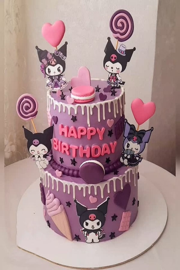 کیک تولد دخترانه فانتزی کرومی