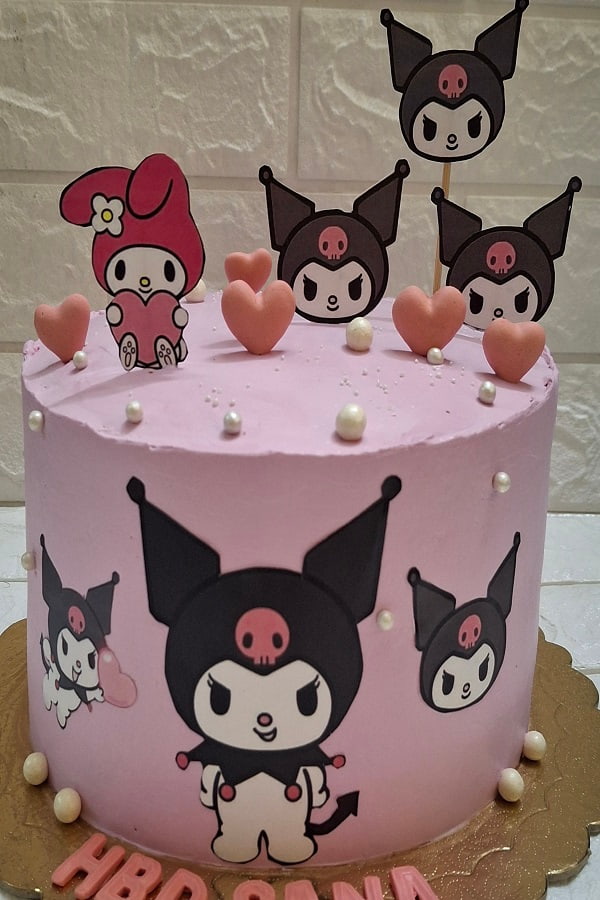 کیک تولد کرومی و ملودی