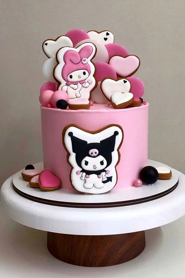 کیک تولد کرومی و ملودی